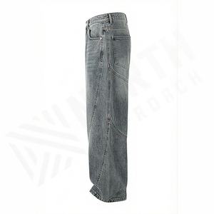 Pantalones Vaqueros de Mezclilla para Hombre 2025, Pantalones Ajustados, Vaqueros Ajustados para Hombre, Venta al por Mayor de Fábrica, Transpirables, Rectos, Servicio OEM - Product Image 3