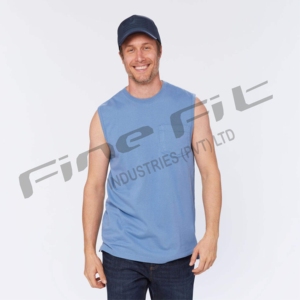 Men's Custom Breathable Cotton Tank Tops Casual Workout Gym Stringer <b>Muscle</b> <b>Vest</b> Drop Armhole Knitted Bodybuilding Fitness - Product Image 1