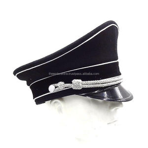 Gorras bordadas a mano de plata personalizadas, gorra de uniforme personalizada de Pakistán, sombreros y gorras - Product Image 4