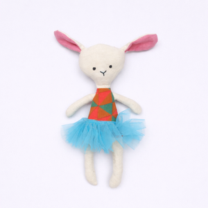 Juguete de Peluche Suave con Colgante de Conejo Bordado para Niñas, para Pascua - Product Image 1