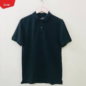 T-shirt personnalisable pour homme en tissu Dobby 100 % coton de haute qualité, séchage rapide, manches courtes brodées, décontracté - Product Image 4