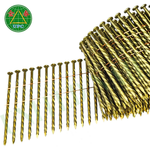 Clous en bobine d'acier haute résistance avec tige lisse de style tête ronde et à carreaux pour la fabrication de palettes Remises spéciales Vietnam - Product Image 4