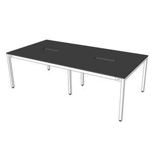 UConcept HBUC048 Modern Minimalist Assembly Conference <b>Table</b> 240x120 <b>Office</b> Furniture Made MDF for School Hotel Conference Room - Product Image 5
