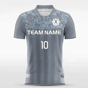 เสื้อเจอร์ซีย์ฝึกฟุตบอลสไตล์ที่กำหนดเองพร้อมหมายเลขชื่อทีมออกแบบโดยโรงงานบริการ OEM ODM จากปากีสถาน - Product Image 4