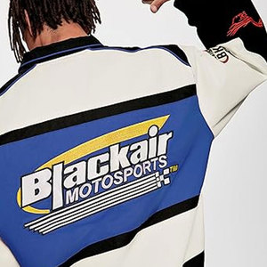 Chaqueta de bombardero Retro de carreras Vintage de alta calidad, ropa de calle, chaquetas de moto, poliéster ligero bordado, ropa de primavera y otoño - Product Image 6