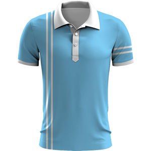 เสื้อโปโลแขนสั้นสำหรับผู้ชายเสื้อกอล์ฟผ้าฝ้าย100% เสื้อถักสีทึบออกแบบได้ตามต้องการ2025 - Product Image 6