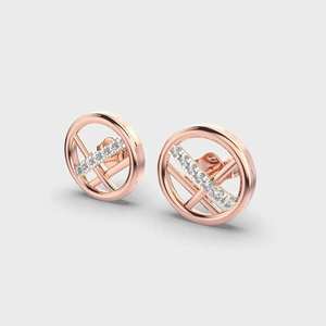 Pendientes de barra de diamantes que marcan tendencia, joyería elegante minimalista moderna, diseño elegante de alta calidad para mujer, el mejor precio - Product Image 1