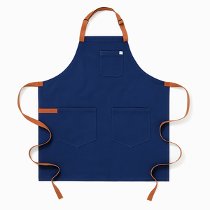 Promotional Custom Workwear Waterproof Canvas Restaurant Cooking <b>Kitchen</b> <b>Apron</b> Garden <b>Apron</b> with Custom Logo - Product Image 2