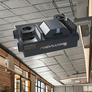 Système ERV <span class=keywords><strong>VMC</strong></span> à <span class=keywords><strong>double</strong></span> <span class=keywords><strong>flux</strong></span> 150 cmh contrôlé par Wifi, échangeur de chaleur à air lavable, systèmes de ventilation pour l'extérieur - Product Image 1