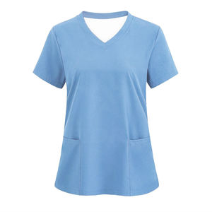 Venta caliente Fig Scrub Set Medical Scrub Top Stretch manga corta OEM al por mayor uniforme para médicos enfermera Medical & Hospitals Set - Product Image 1