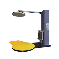 Table tournante mobile semi-automatique de type annulaire, à faible bruit, stable, fiable et durable, pour emballage de tambours, produits chimiques, aliments et films.