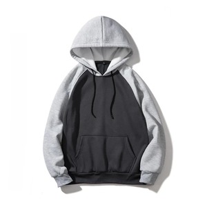 Sweats à capuche surdimensionnés pour femmes et hommes Couples Fleece Basic Solid Hooded Sweatshirt Pullover Jackets - Product Image 2