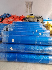 Rouleaux de tissu de bâche en polyéthylène haute densité (HDPE) en gros 90gsm à 250gsm produit de haute qualité - Product Image 3