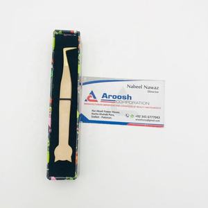 แหนบต่อขนตาสีน้ำตาลแมว90องศาปลายทองทำจากสเตนเลสทนทานปรับแต่งได้ตามต้องการ - Product Image 2