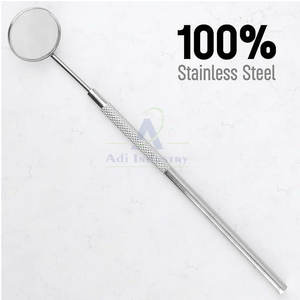 Miroir buccal médical dentaire en acier inoxydable manuel à prix raisonnable en stock avec poignée ergonomique Utilisation professionnelle - Product Image 2
