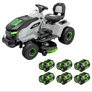 NUEVO Cortacésped Eléctrico Original Power+ - Tractor Inalámbrico con Plataforma de Corte de 42 Pulgadas, Incluye 6 Baterías de 56V 6.0Ah TR4204 con Garantía - Product Image 3