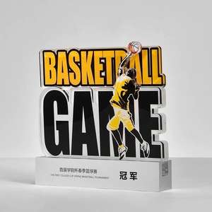 Trofeo de reconocimiento deportivo acrílico a medida Premio grabado personalizado por logros sobresalientes en atletismo - Product Image 5