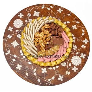 Plateau de chocolat en métal de grande taille de la plus haute qualité New Look Pattern Classic Handmade Large Size Wedding Chocolate Tray - Product Image 3