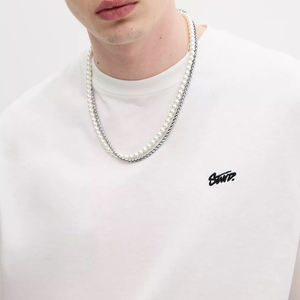 เสื้อยืดพิมพ์ลายพัฟสำหรับผู้ชายเสื้อโอเวอร์ไซส์แห้งเร็วแบบกำหนดเองสี - Product Image 4