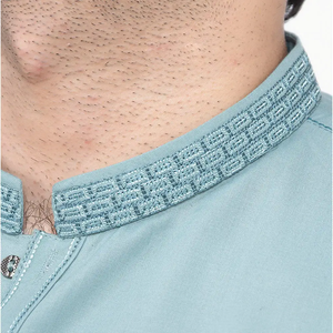 Prix d'usine en gros Nouvelle mode décontractée Shalwar Kameez en coton pour hommes Meilleure vente Personnalisé Infroissable Séchage rapide - Product Image 2