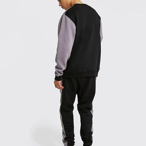 Ensemble de survêtement pour homme en coton 100% uni, streetwear décontracté, léger, avec séchage rapide, respirabilité, entretien facile et service OEM - Product Image 4