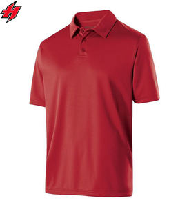 เสื้อกอล์ฟแขนสั้นระบายอากาศได้ดี ผ้าคอตตอนผสมสแปนเด็กซ์ แห้งเร็ว เหมาะสำหรับใส่ทำงานหรือเล่นกีฬา  รับสกรีนโลโก้ตามแบบ - Product Image 3