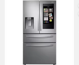 Ensemble pour expédition : Réfrigérateur à portes françaises 4 portes avec écran tactile en acier inoxydable - Product Image 1