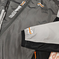 Ensemble De Survêtement Personnalisé Automne Uni Séchage Rapide En Nylon Polyester, Veste Coupe-Vent Et Pantalon De Jogging Deux Pièces Pour Homme