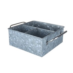 ที่วางเครื่องใช้ในครัวทำจากโลหะพร้อมที่จับเหล็กสำหรับจัดเก็บเครื่องมือทำอาหารที่เก็บอุปกรณ์อเนกประสงค์ในสำนักงาน - Product Image 2