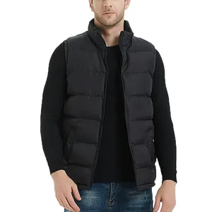 Chaleco impermeable de la mejor calidad para hombre, chaqueta de invierno duradera con logotipo personalizado y características transpirables - Product Image 2
