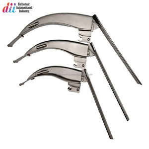 Ensemble de Laryngoscope McCoy réutilisable avec lames à pointe flexible de tailles 1 2 3 et manche moyen certifié CE et marque privée OEM disponible - Product Image 5