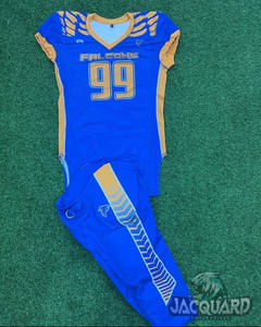 Maillot de football américain unisexe personnalisé de sublimation complète en gros motif imprimé pour ensembles d'uniformes pour adultes - Product Image 3