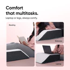 Almohada de Elevación de Piernas Frido - Núcleo de Espuma de Alta Resiliencia, Tejido de Punto, Lavable a Máquina, Soporte para Edema y Várices - Product Image 2