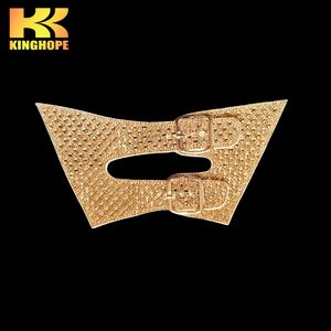 Sandalias de Mujer Kinghope Directas de Fábrica con Tira Tejida y Adorno de Pedrería, Estilo Moderno para Dama - Product Image 6