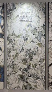 Carrelage mural en pierre frittée moderne de luxe Hidden <span class=keywords><strong>Gargon</strong></span>, haute durabilité pour villas et hôtels, comptoir de cuisine en soie avec motif - Product Image 4