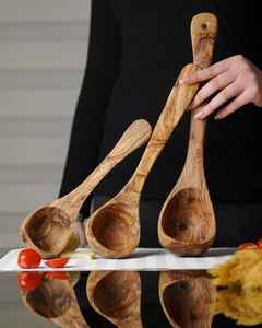 Nueva Cuchara de Servir Moderna Ecológica de Madera de Acacia, Cuchara de Madera Natural Personalizada para Fiestas - Product Image 3