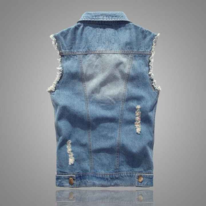 Femmes chaud automne hiver moto gilet Top vente élégant Denim gilets mode durable - Product Image 4
