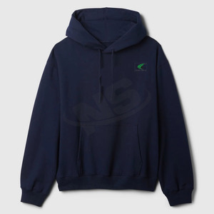 Sudadera con capucha básica de fabricante OEM, sudadera con capucha de moda de tela mezclada de algodón con logotipo personalizado, ropa de gimnasio al por mayor, Sudadera con capucha de invierno para hombre - Product Image 1