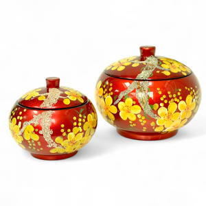 ชุดโหลเคลือบแล็คเกอร์สำหรับตกแต่งบ้านและจัดเก็บอุปกรณ์ทาสีด้วยมือ - Product Image 5