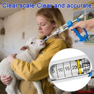 Pistola de Riego Automática Reutilizable de Plástico con Tamaños Personalizados para el Cuidado de la Salud Animal, Uso Veterinario Manual - Product Image 4