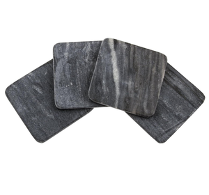 ที่รองแก้วกาแฟหินอ่อนแบบส่วนตัวถาดรองแก้วหุ้มฉนวนพร้อมลวดทองเหลืองแข็งแบบกลมสำหรับงานฝีมือ - Product Image 5