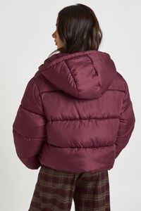 Chaqueta de Invierno Acolchada de Lona Transpirable de Punto para Mujer, Talla Grande, Informal, con Capucha y Cuello Desmontable - Product Image 2