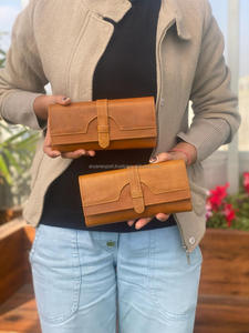 มาใหม่ล่าสุดของแท้หนังคลัทช์กระเป๋ากระเป๋าสตางค์คลัทช์มีสไตล์สําหรับผู้หญิงใช้ตะวันตกแพทช์กระเป๋าสตางค์คอลเลกชันที่มีสไตล์ - Product Image 4