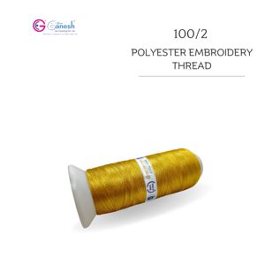 Fil à coudre de filament de polyester teint super robuste à 100/2 fils à broder à haute ténacité tissage de force de couture plus fort - Product Image 2