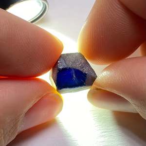 Piedra Preciosa de Topacio Azul Londres Suelta, Corte Esmeralda, Color Peridoto, Material Versátil para Joyería - Product Image 1