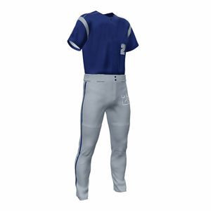 Bajo MOQ Ropa deportiva Uniforme de béisbol cómodo Tamaño personalizado Ropa juvenil Uniforme de béisbol - Product Image 4