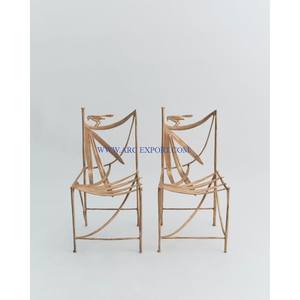 Set of 2 Aluminum Indoor Garden <b>Chairs</b> Home <b>and</b> Resorts Dining <b>Table</b> <b>Chairs</b> Wedding Furniture New Stylish <b>Chairs</b> at Best Price - Product Image 4