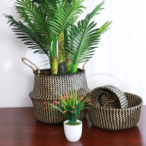 Cesta de Almacenamiento Plegable Multifuncional Ecológica Hecha a Mano de Fibra de Seagrass para Cocina, Baño y Armario, Venta al Por Mayor - Product Image 5