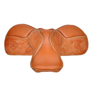 Selle en cuir véritable et bois respirante pour l'équitation, dressage western et courses, tailles personnalisables, fabriquée au Pakistan - Product Image 5