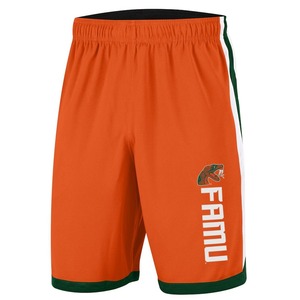 Florida A & M University Men's Mid Casual Floral Cotton Mesh Shorts Transpirable Impermeable Bordado Ecológico Antiarrugas - Product Image 1